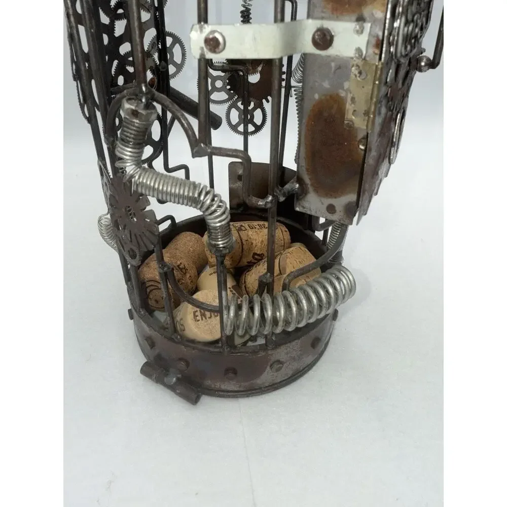 Wine Works Steam Punk Cork Or Bottle Holder‎ Bar Decor 16